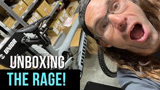 ITS HERE Unboxing the Propain Bikes RAGE DH Bike [upl. by Aimee]