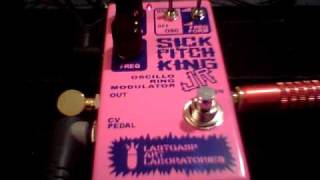 Lastgasp Art Laboratories  Sick Pitch King Jr  Oscillo Ring Modulator  SPK2 Part 2 with CV Pedal [upl. by Aleda]