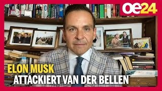 geraldgrosz  Elon Musk attackiert Van der Bellen [upl. by Akinirt843]