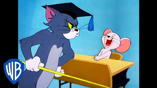 Tom amp Jerry  The Tom amp Jerry Lesson  Classic Cartoon Compilation  WB Kids [upl. by Ellirehs447]