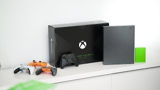 XBOX ONE X UNBOXING and HANDS ON  PROJECT SCORPIO EDITION [upl. by Oigroeg]