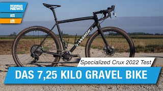 Specialized Crux 2022 Test das leichteste Gravel Bike der Welt [upl. by Wagoner]