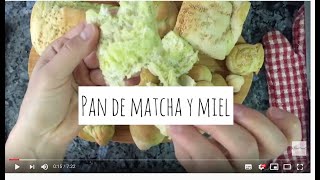 Pan de matcha y miel Suave y delicioso [upl. by Mide]