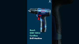 Bosch GSR 120LI Cordless Drill Machine  Best Cordless Drill Machine 2024 construction tools [upl. by Harbert]