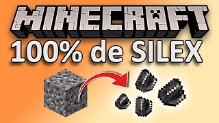 INCROYABLE ASTUCE pour AVOIR 100 de SILEX dans CHAQUE BLOC de GRAVIER dans Minecraft [upl. by Willy]