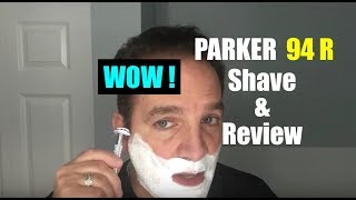 Parker 94R Razor Shave amp Review [upl. by Euqinobe]