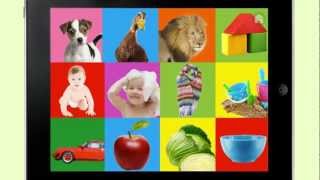 100 words for Babies amp Toddlers  Educational Mobile Learning Game for iPad iPhone amp Android [upl. by Kaja]