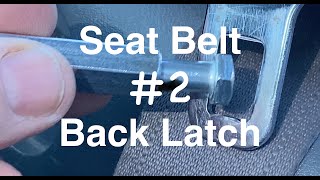 Victor EZ microcamper 2 Seat Belt Back Latch hondaelement hondaelementcamper selfbuildcamper [upl. by Rita586]