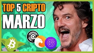 Mejores 5 Criptomonedas para invertir en MARZO – CryptoYoda [upl. by Ylagam406]