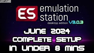 EmulationStation DE V303 ☆ Quick Setup Guide 2024 emulationstation emulator frontend [upl. by Peisch937]