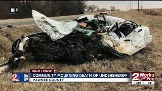 Pawnee County undersheriff killed in headon crash [upl. by Yrreb]