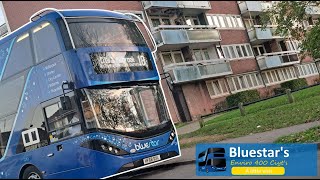 Bluestar Enviro 400 citys A little visit [upl. by Kenti799]