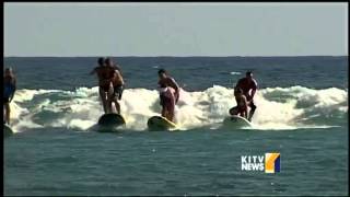 Tandem surfing highlight of Oceanfest Wednesday [upl. by Rj]