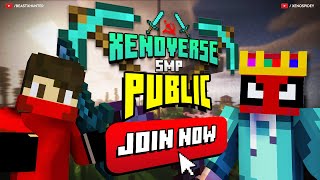 🔴MINECRAFT LIVE 🔴XENOVERSE PUBLIC SMP  CRACKED JAVA  PJ  JOIN NOW  MINECRAFT INDIA LIVE [upl. by Artaed231]