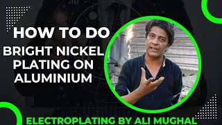 How to do nickel plating on aluminium silver [upl. by Ellicott]