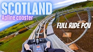 First Look At Scotland NEW Alpine Coaster  Full Ride POV [upl. by Herschel967]