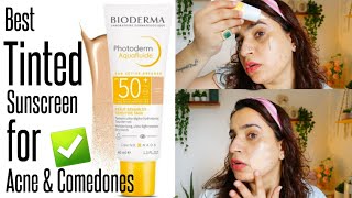 Bioderma Photoderm Aquafluide Tinted Sunscreen claire light Review [upl. by Sesilu]