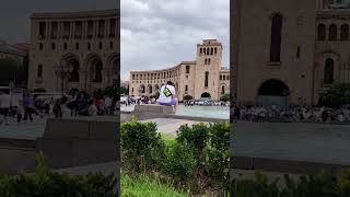 Yerevan things to do Visit Republic Square Yerevan Armenia [upl. by Louanna]