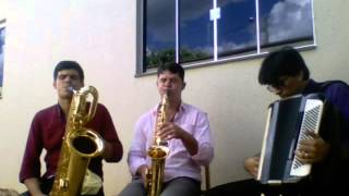 tocata ccb Acordeon Sax alto sax Baritono [upl. by Dasteel]