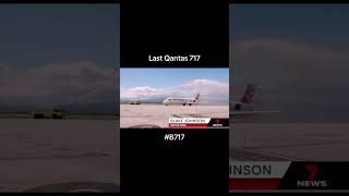 Last Qantas B717 aviation qantas boeing boeing717 [upl. by Niwrehs]