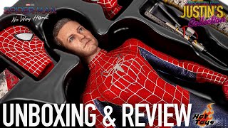 Hot Toys SpiderMan No Way Home Friendly Neighbourhood SpiderMan Unboxing amp Review [upl. by Esile]