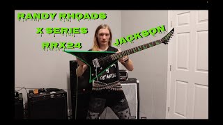 Jackson X Series Randy Rhoads RRx24 Guitar Demo [upl. by Lybis]