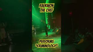 Raekwon Performs ‘Criminology’ From The Purple Tape raekwon wutang wutangclan ghostface [upl. by Maillliw]