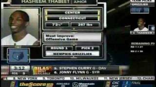 Hasheem Thabeet 2009 Draft [upl. by Thibault400]