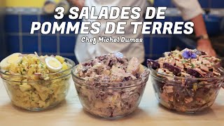 3 SALADES DE POMMES DE TERRE  Des recettes rapides qui goûtent lété pour tous les goûts [upl. by Nilrev]