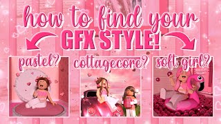 how to find your ROBLOX GFX style  mxddsie ♡ [upl. by Yluj717]