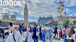 England London City Street Tour 2022  4K HDR Virtual Walking Tour around the City [upl. by Arbed]