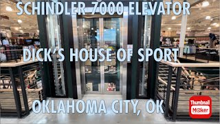 Schindler 7000 Elevator  DICK’S House of Sport Oklahoma City OK [upl. by Drofkcor]