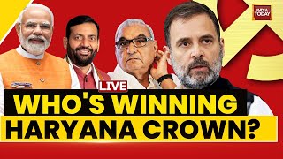 Haryana Assembly Elections LIVE News Who Will Win The Battle For Haryana  CVoter Exit Poll LIVE [upl. by Yuma]