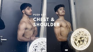 PUSH DAY  Chest and Shoulders Workout with Full on masti 4 [upl. by Socram963]