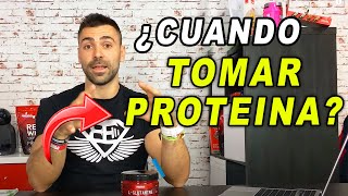 ➤ ¿CUANDO tomar PROTEÍNA  TRUCOS ✅ [upl. by Hellene]