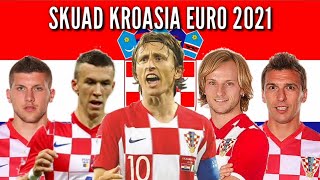 Skuad kroasia euro 2021  skuad timnas kroasia 2021 [upl. by Onailime225]