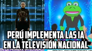 Televisión Peruana estrena su INTELIGENCIA ARTIFICIAL [upl. by Goat]