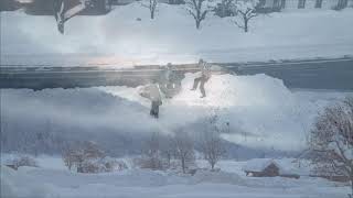 Der Weissensee versinkt im Schnee Jänner 3 2021 [upl. by Ylrebme]