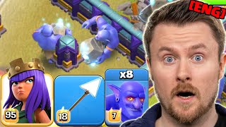 GIANT ARROW with BOWLERS in CLAN WAR SMASHES BASES in Clash of Clans [upl. by Assenahs484]