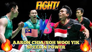 Paduu🇲🇾Aaron ChiaSoh Wooi Yik Pamer Gameplay Speed amp Power Untuk MENANGBadmintonMalaysia [upl. by Eiuol]