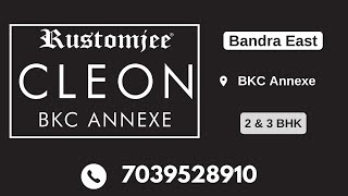 Rustomjee Cleon BKC Annexe  1 amp 2 BHK  Bandra East [upl. by Asnarepse737]