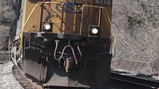 Beautiful Big Diesel Engine at Harpers Ferry trains [upl. by Branscum660]