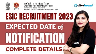 ESIC Recruitment Expected Date 2023  ESIC MTS Clerk LDC UDC SSO  Posts Syllabus Salary Age [upl. by Arracot720]