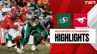 CFL WEEK 16 Calgary Stampeders vs Saskatchewan Roughriders FULL HIGHLIGHTS [upl. by Kaleena]