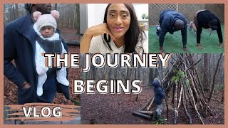 THE JOURNEY BEGINS  postpartum update Christian ideas for Easter lost in the woods  FAMILY VLOG [upl. by Hobie]