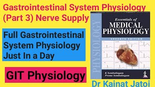 Overview of Digestive System Part 3 Physiology  Essentials Of Medical Physiology Section 4 [upl. by Nylsaj]