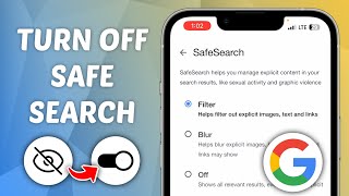 How to Turn Off Google Safe Search iPhone amp Android [upl. by Yentrok]