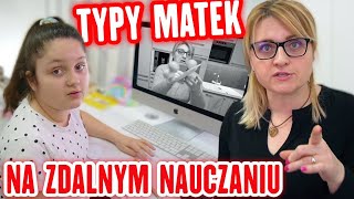 TYPY MATEK NA ZDALNYM NAUCZANIU 😍 PARODIA 🤣 MISIA I JA [upl. by Ardiedal]