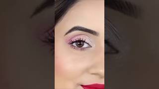 Indian Bridal Pink Wedding Guest Glam Shimmer Glitter Eyeshadow Look  Swiss Beauty Ultimate Palette [upl. by Seravart26]