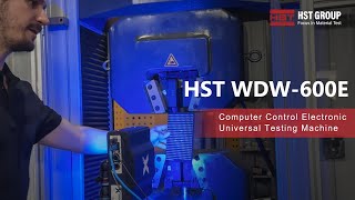 Computer control electronic universal testing machine with Video extensometer for bolt tensile test [upl. by Dragoon]